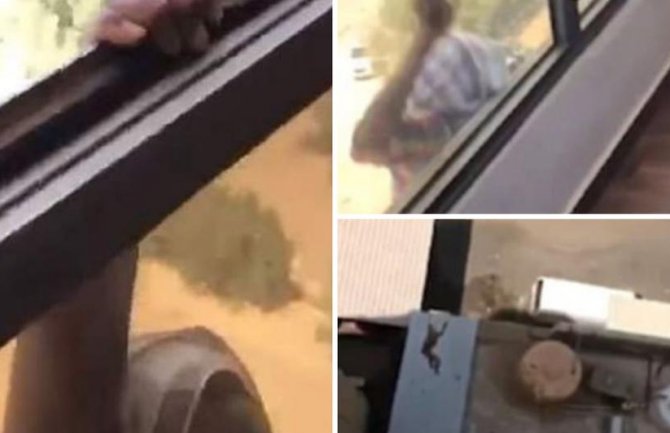 Kućna pomoćnica molila za pomoć dok je visila sa terase, gazdarica hladnokrvno snimala (VIDEO)
