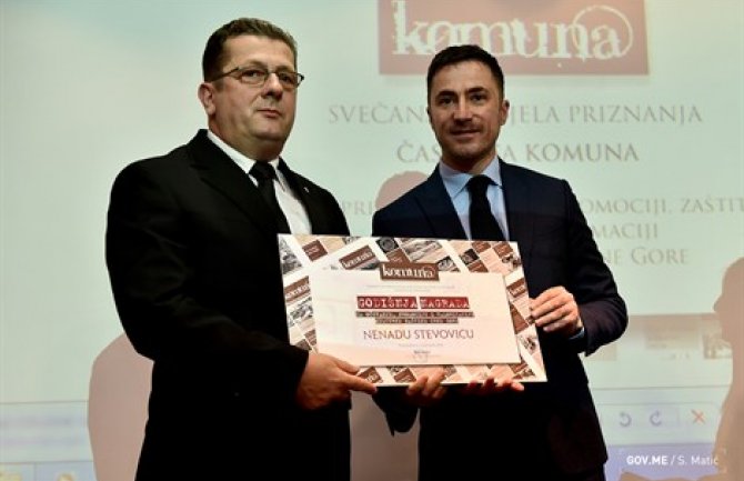 Bogdanović uručio godišnju nagradu časopisa 