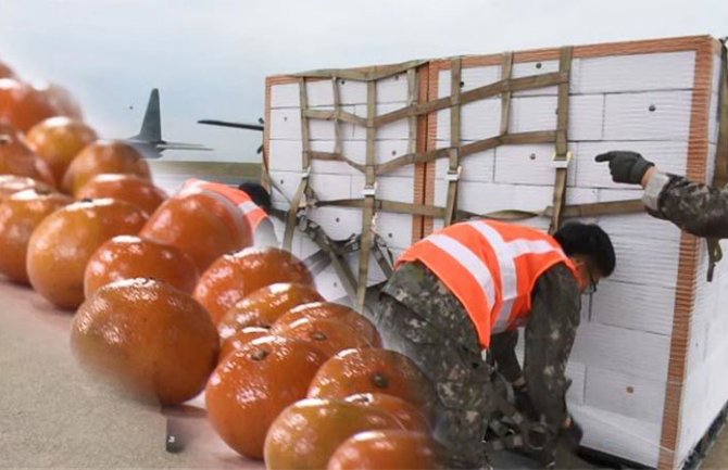 Predsjednik Južne Koreje poklonio sjevernokorejskom lideru 200 tona mandarina