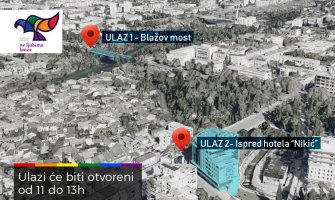 Podgorica: Povorka ponosa kreće u 13h, više ulica zatvoreno