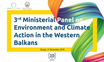 Skoplje domaćin 3. Ministarskog panela o ekološkom i klimatskom djelovanju na Zapadnom Balkanu