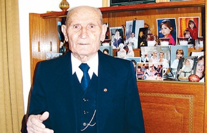 U 109. godini preminuo Božo Čolović jedan od najstarijih stanovnika Crne Gore