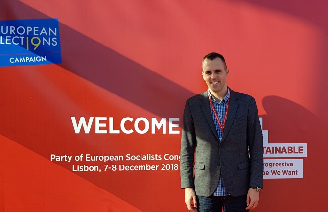 Pešić na Kongresu Partije evropskih socijalista i sastanku mladih lidera Evrope