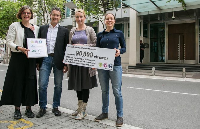 Predali Markoviću međunarodnu peticiju za podršku zaštite Ulcinjske solane