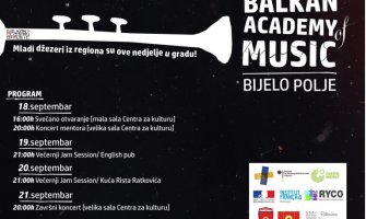 „Balkan Academy of Jazz“: Mladi džezeri iz regiona u Bijelom Polju ove nedjelje