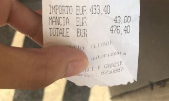 Pozamašan račun u rimskom restoranu: Dvije porcije špageta, riba i voda - to će biti 430 eura, hvala lijepo!