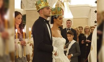 Vjenčali se Veljko i Bogdana: Mladenci se zakleli na vječnu ljubav u hramu Svetog Save (FOTO) (VIDEO)