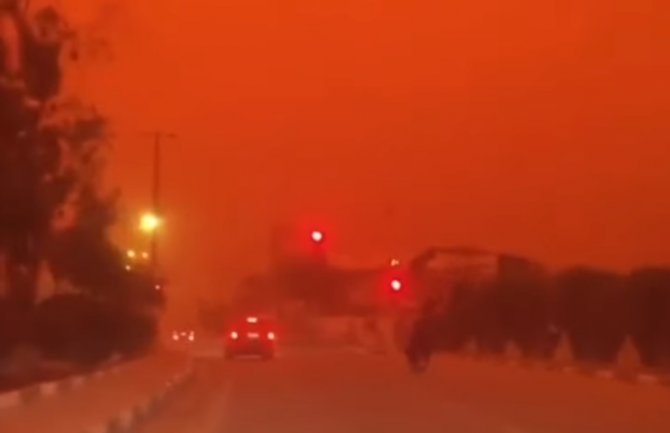 Pješčana oluja prekrila Kanarska ostrva (VIDEO)