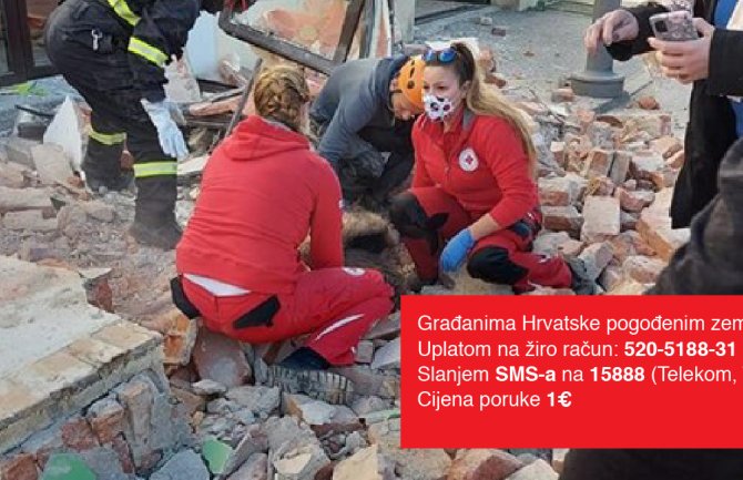 Otvorena linija za pomoć Hrvatskoj: Slanjem SMS na broj 15888 donirate euro