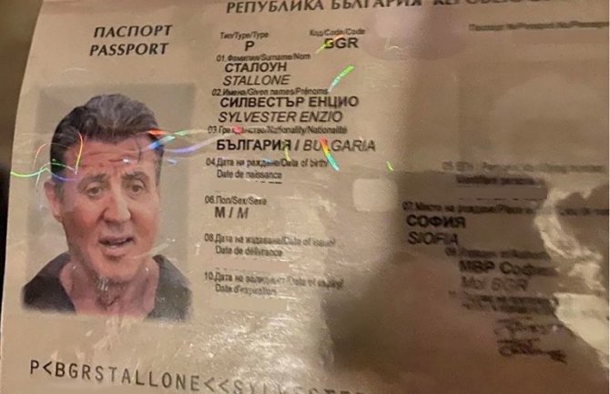 Bugarski falsifikatori prodavali lažna doklumenta, pronađen pasoš na ime Silvestera Stalonea