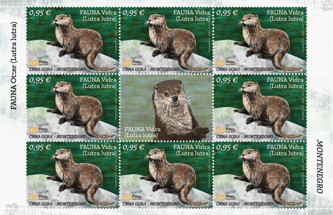 Poštanska marka sa motivom vidre od danas putuje svijetom