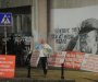 Nastavak protesta u Beogradu zbog murala Ratka Mladića: Kordon policije razdvaja desničare i građanske aktiviste