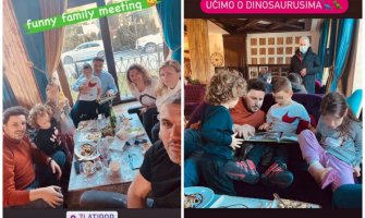 Dritan sa porodicom odmara na Zlatiboru: Uživaju u novogodišnjim praznicima