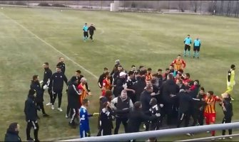 Skandal u Turskoj: Meč između Čukaričkog i Alanije prekinut radi namjerne tuče fudbalera