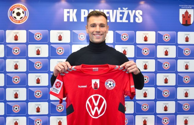 Crnogorski fudbaler Mitar Ćuković potpisao za litvanski Panazevis