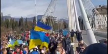 Podgorica: I danas održan protest podrške Ukrajini (VIDEO)