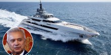 Luksuzna jahta ruskog oligarha Vagita Alekperova uplovila u tivatski zaliv(VIDEO)