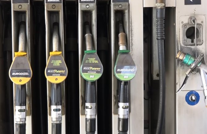 Sve vrste goriva jeftinije od sedam do 13 centi