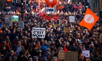 Francuska: Demonstracije protiv Makronove reforme penzionog sistema