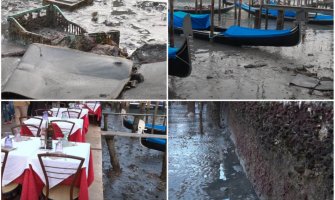 Venecija se suočava sa  veoma niskim plimama