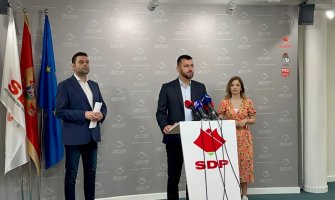 Vujović: SDP je jedina suverenistička opcija za buduću evropsku Vladu, niti jedna opcija ne želi u koaliciju DPS-om