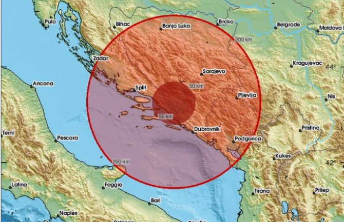 Zemljotres pogodio BiH, osjetio se i u Hrvatskoj