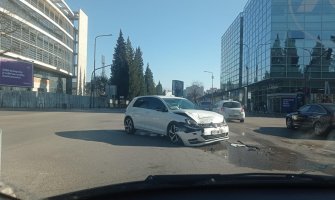 Saobraćajna nezgoda kod mosta Milenijum