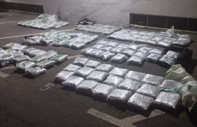 U Godinju policija pronašla skoro 130 kilograma marihuane