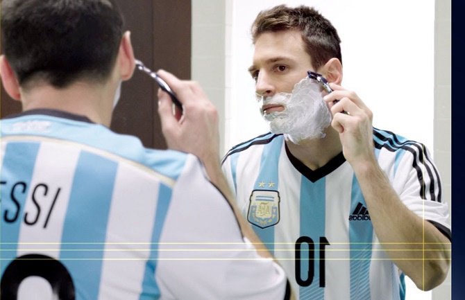Mesi i Federer reklamiraju brijače (VIDEO)