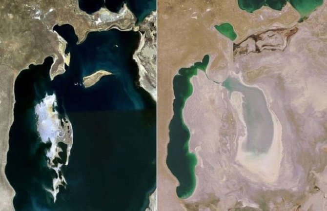Presušilo jedno od najvećih jezera na svijetu (FOTO)(VIDEO)