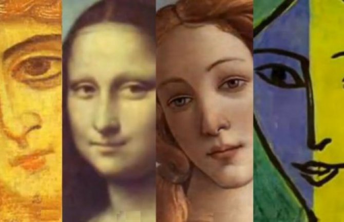  Ljepota ženskog lica kroz slavna umjetnička djela (VIDEO)