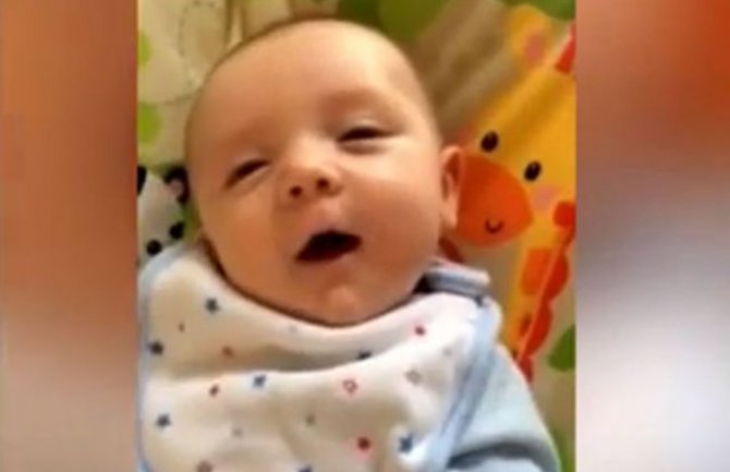 Beba od dva mjeseca izgovorila prvu riječ