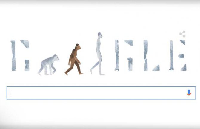 Google današnji Logo posvetio godišnjici pronalaska čovjekolikog majmuna Lucy