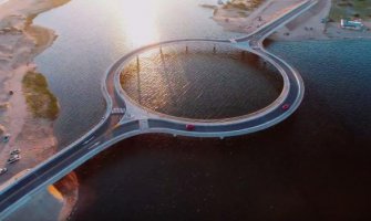 U Urugvaju napravljen kružni most na vodi (VIDEO)