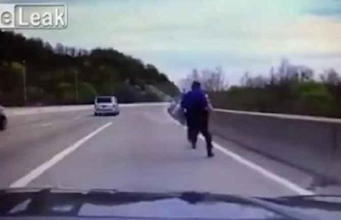Policajac spriječio čovjeka sigurne smrti na neobičan način (Video)
