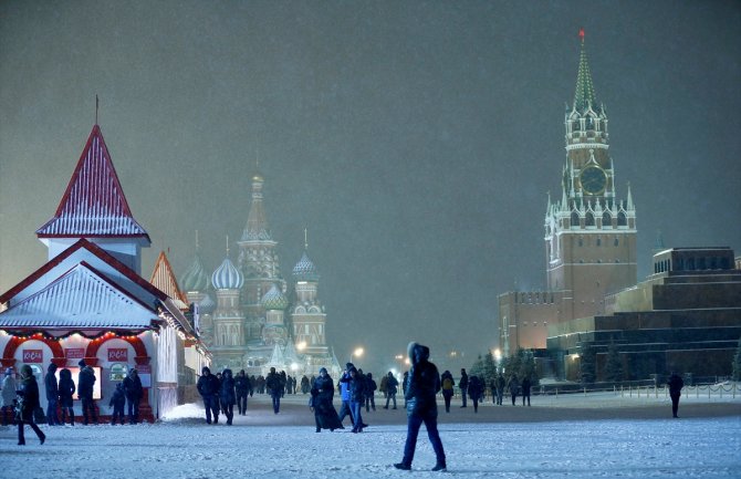 Crveni trg, zima i Ruskinje(FOTO)