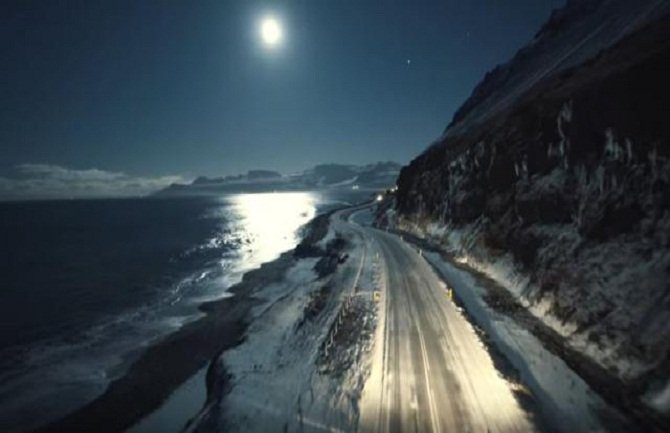 Ovako izgleda Island obasjan sjajem punog mjeseca (VIDEO)