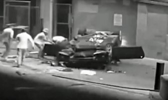 Žena preživjela pad automobilom sa sedmog sprata (VIDEO)