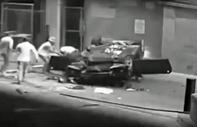 Žena preživjela pad automobilom sa sedmog sprata (VIDEO)