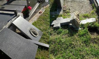 Vandali oskrnavili pravoslavno groblje u Sarajevu  
