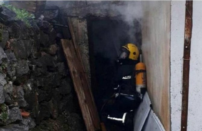 Požar u porodičnoj kući na Zagoriču