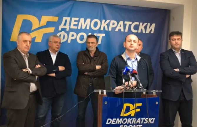 DF pozvao opoziciju da podrži inicijativu za smjenu Đukanovića i Vlade