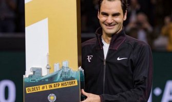 Federer najstariji igrač koji je stigao do pozicije broj jedan na ATP listi