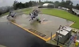U sudaru policijskih helikoptera, povrijeđeno šest osoba (VIDEO)