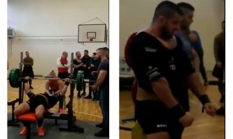 Bjelopoljcu najsjajnije odličje: Baošić podigao 220 kg i osvojio prvo mjesto na takmičenju u Podgorici (VIDEO)