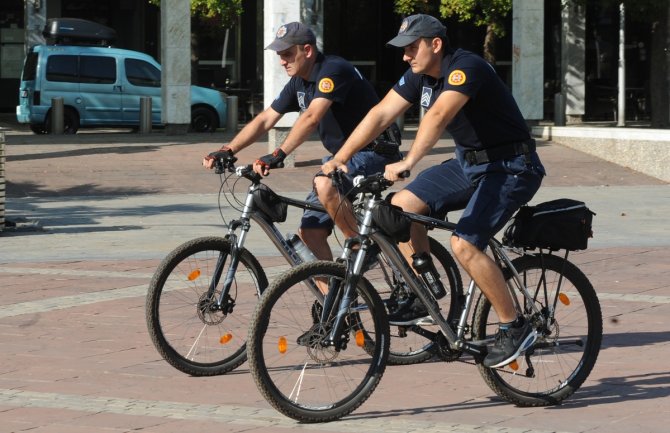 Podgorica: Počela sa radom biciklistička patrola 