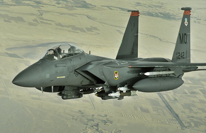 Srušio se američki vojni avion F-15 tokom rutinske vježbe