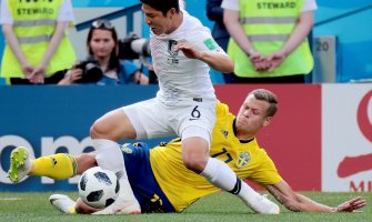  Švedska slavila minimalnu pobjedu nad Južnom Korejom