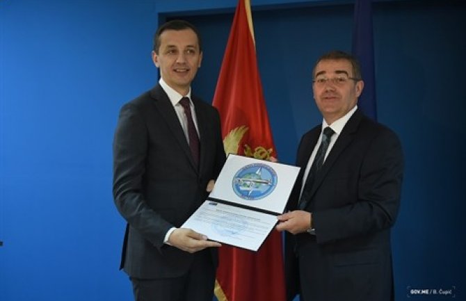 Crnoj Gori uručen sertifikat za kodifikaciju NATO zemalja