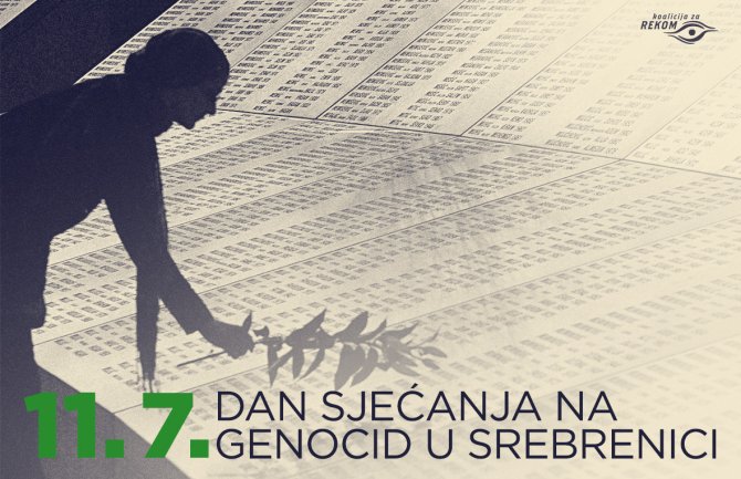 REKOM: Obaveza država je da obilježe Dan sjećanja na genocid u Srebrenici 